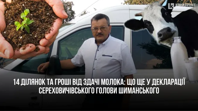 14 земельних ділянок, недобудований гараж та гроші від здачі молока: що ще у декларації Сереховичівського голови