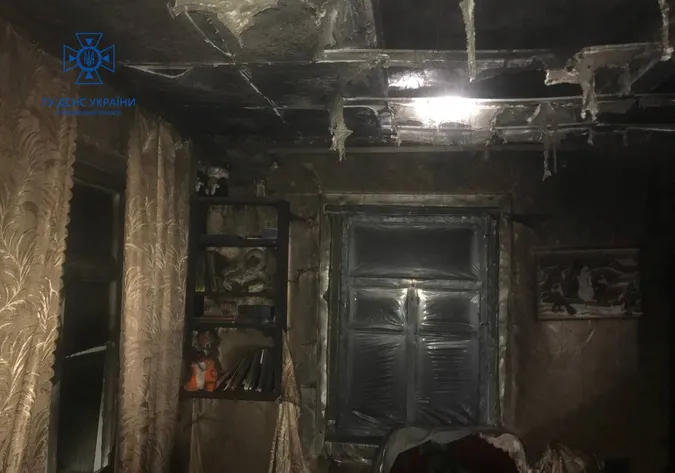У Луцькому районі горіла хата – господарка дивом вижила (фото)