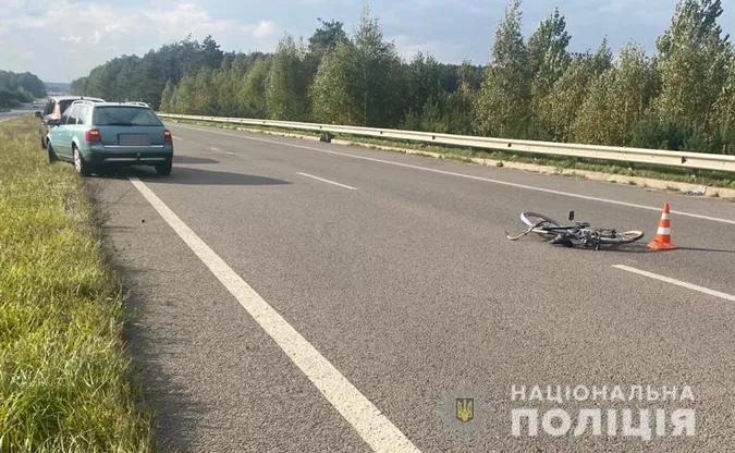 Під Ковелем Fiat збив 60-річного велосипедиста (фото)