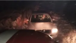 На Волині сім'я з трьома дітьми потрапила у снігову пастку (відео)