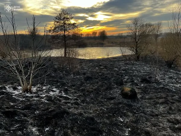 Волинь – у вогні: через паліїв ландшафти нагадують пекло (фото)