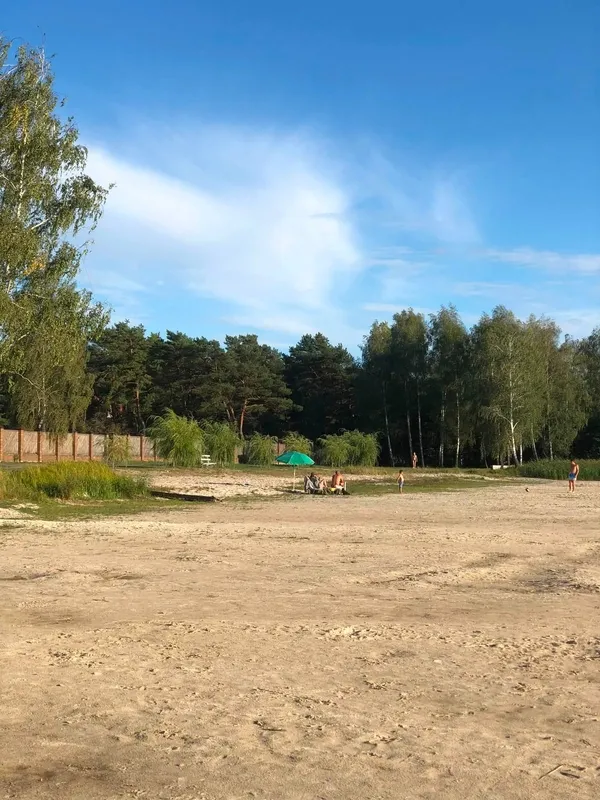 Люди грають у м’яч там, де раніше була вода: як міліє Світязь (фото)