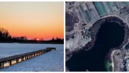 На Волині є загадкова водойма у формі людського вуха (відео)