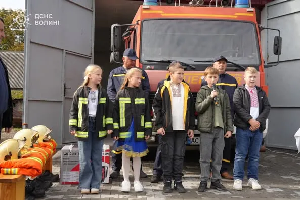 У Луцькому районі відкрили новий підрозділ місцевої пожежної охорони (фото)