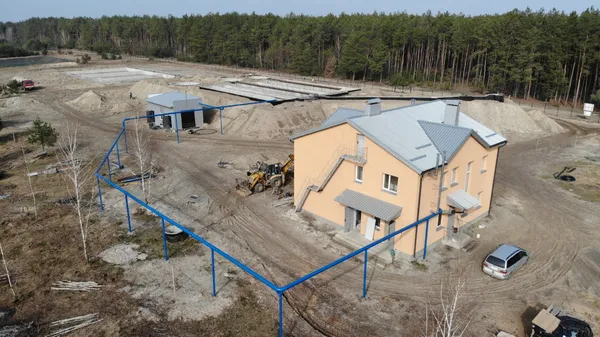 У Світязі будують каналізаційні очисні споруди (фото)