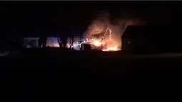 У Луцькому районі горіло господарське приміщення (відео)