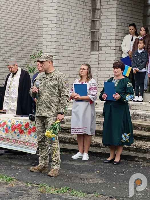 У селі на Волині відкрили меморіальну дошку загиблому воїну Олександру Аристову