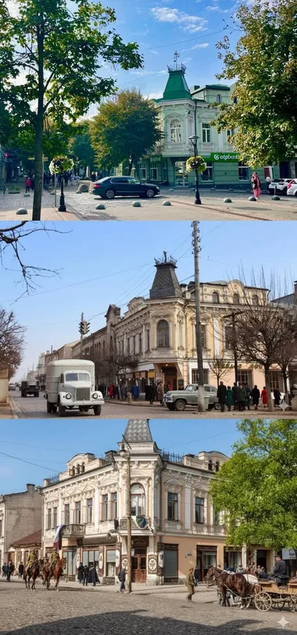 Як змінився Луцьк за 100 років: унікальні фото перехрестя вулиць Лесі Українки – Кривий Вал