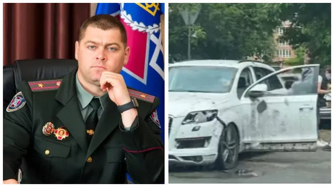 У Херсоні підірвали автівку начальника колонії, який перейшов на бік росіян (відео)