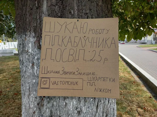 Луцький «підкаблучник» пояснив, чому шукав роботу (фото)