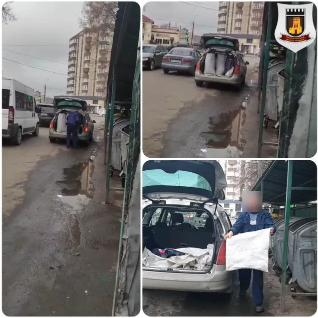 У Луцьку муніципали зловили двох «сміттєвих зозуль» (фото)
