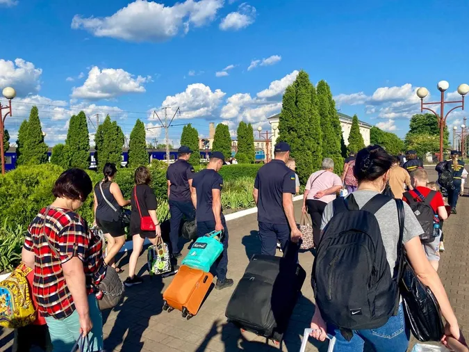 На Волинь прибув ще один евакуаційний потяг з Харківщини (фото)
