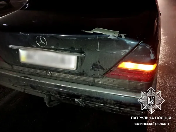 Водій не дотримав дистанції : у Луцьку – аварія за участі двох авто (фото, відео)