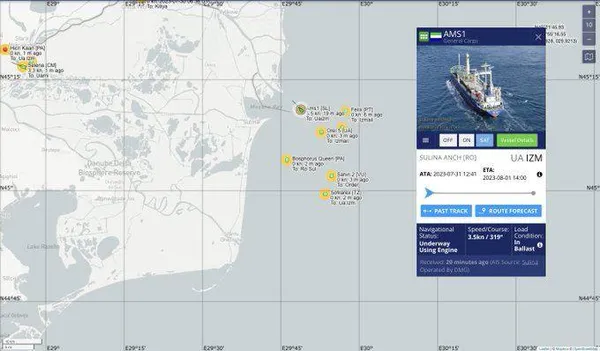 Три іноземні судна прийшли в український порт попри «морську блокаду» РФ