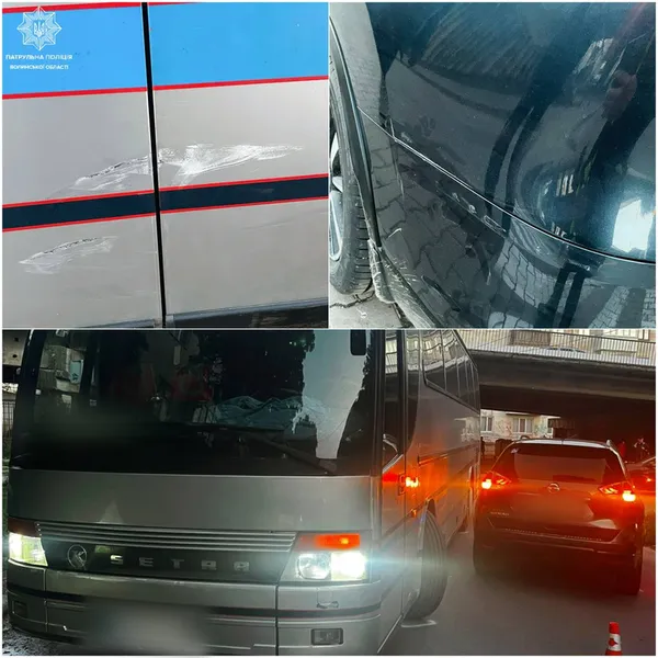 У Луцьку за добу – дві ДТП через недотримання безпечного інтервалу (фото)