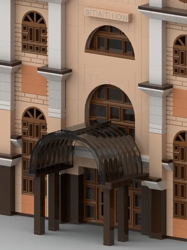 Показали Lego-версію вокзалу Луцька (фото)