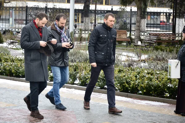Тріо заступників Миколи Романюка: Сергій  Григоренко, Тарас Яковлев, Юрій Моклиця...