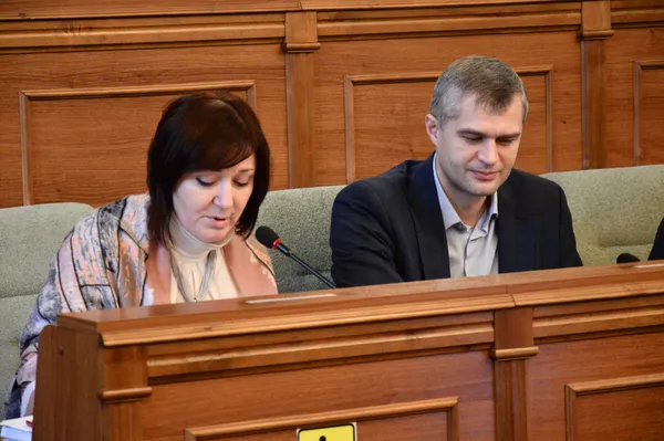 ...нова голова «бюджетки» Ірина Вахович дякує за довіру...