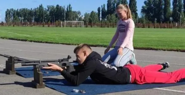 У Боратині призер Чемпіонату світу з біатлону провів тренування (фото)