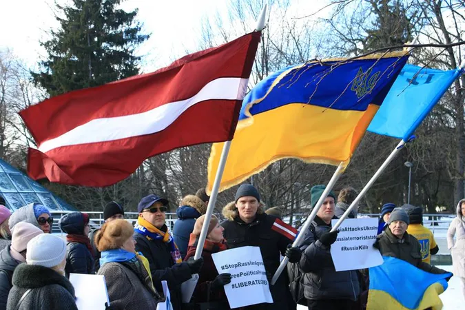 У Ризі закликали звільнити українських політв’язнів із російських тюрем (фото)