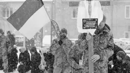 Під білою пеленою снігу: у Володимирі провели в останню дорогу двох полеглих Героїв (фото)
