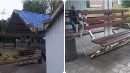 Луцькі муніципали сварилися через «неестетичні» зупинки (фото)