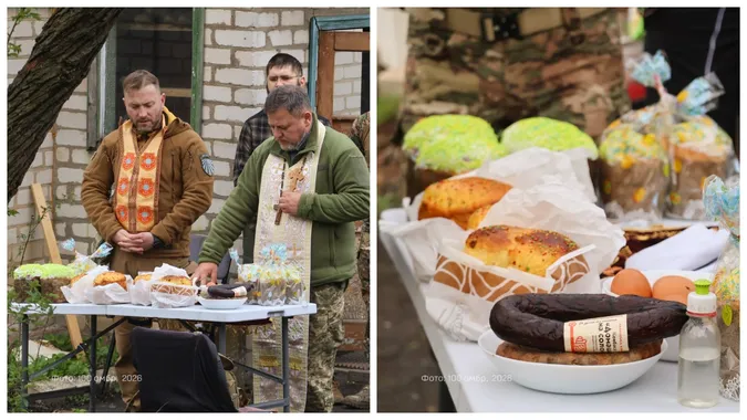 Світло переможе темряву: як «Сталева Сотка» відсвяткувала Великдень на передовій (фото)