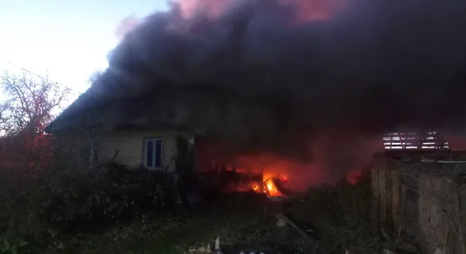 На Волині рятувальники ліквідували дві пожежі у житлових будинках