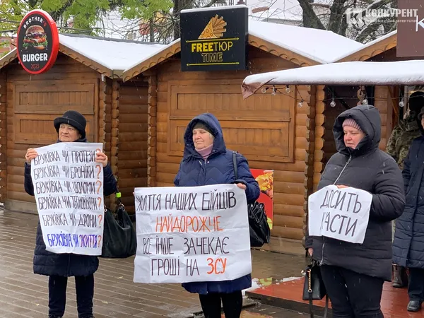 «Досить красти»: у Луцьку – акція з вимогою витрачати більше на ЗСУ (фото)
