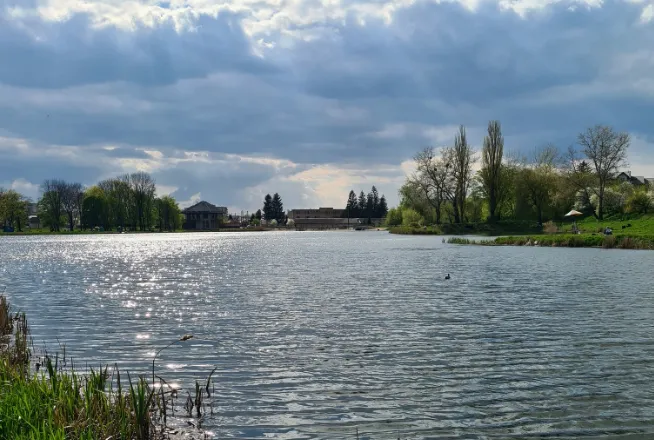 Синьо, зелено і тихо: весна на Теремнівських ставках (фото)