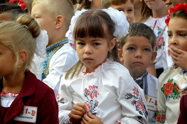 Як у луцькій школі № 1 зустріли першокласників (фото)
