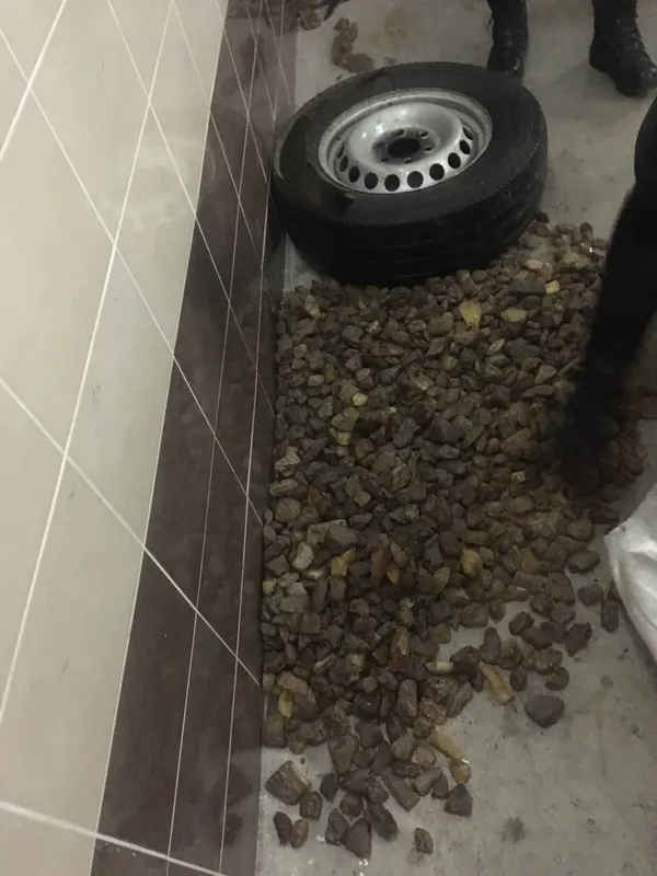 На Волині за контрабанду бурштину чоловіка оштрафували на мільйон гривень (фото, відео)