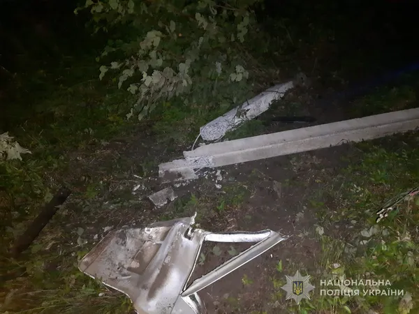 Водій загинув до приїзду швидкої: на Волині авто влетіло у стовп (фото)