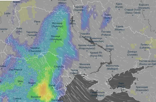 В Україну сунуть снігопади й крижані дощі