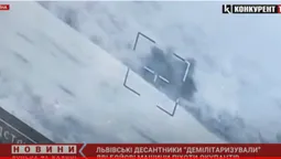 Львівські десантники «вполювали» та ефектно знищили ворожу техніку (відео)
