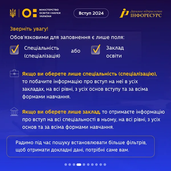 Вступ-2024: у МОН розповіли, як випускники можуть оцінити свої шанси на вступ