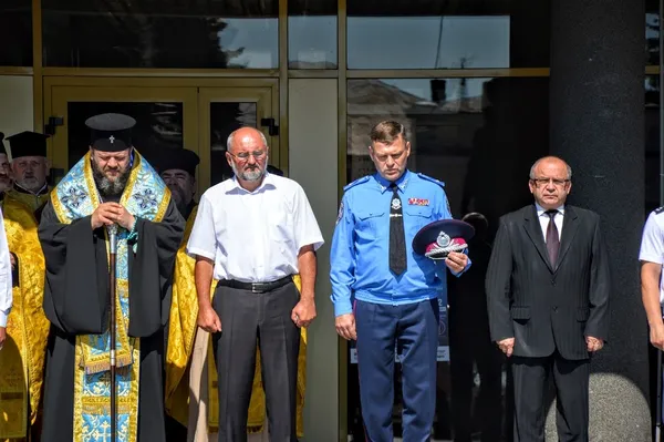Центральну площу Луцька «перекрили» два десятки поліцейських авто