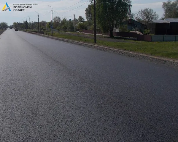 В Рожищенському районі відремонтували ділянку автошляху М-19 (фото)