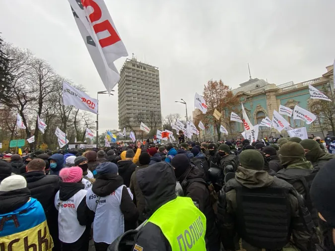 «Підприємців – десять тисяч, поліції – п'ять»: чому волиняни мітингують у Києві (фото)