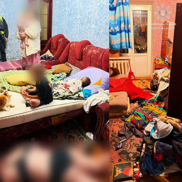 Бруд, крики дітей і п'яна мати на підлозі: у Ковелі поліція жахнулася умовами місцевого сімейства
