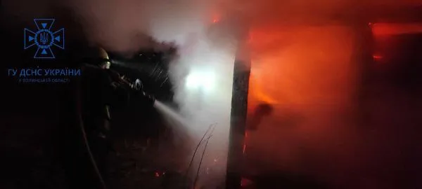 Коротке замикання і необережне поводження з вогнем: на Волині загасили три пожежі (фото)