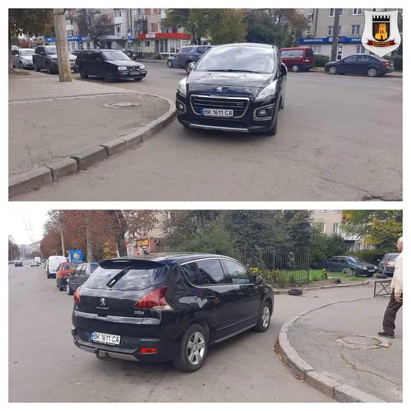 У Луцьку муніципали виписали майже 400 штрафів за неправильне паркування (фото)