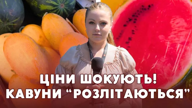 Чому продавці у Луцьку поки радять купувати грецькі, а не українські кавуни (відео)