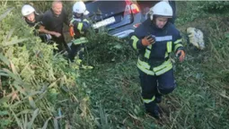 На Ковельщині водій легковика злетів у кювет: працювали рятувальники (фото)