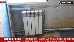 Пліснява на стінах та сморід: як жили переселенці у хостелі біля Луцька (відео)