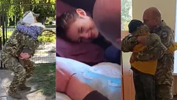 Рідні не змогли стримати емоції: воїн з Луцька влаштував сюрприз для родини (відео)