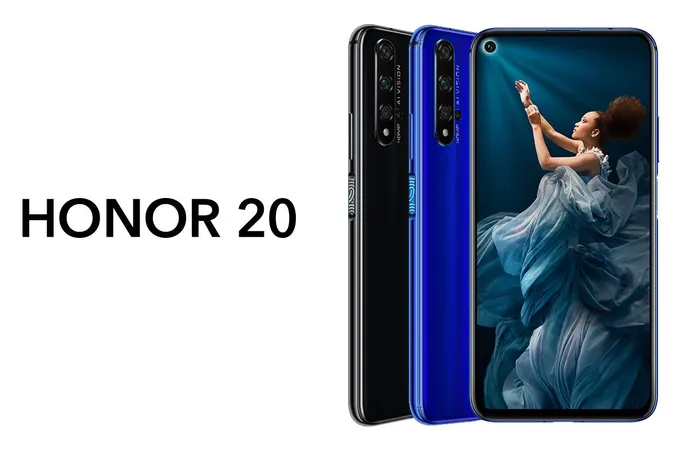В Україні стартували продажі смартфона з чотирма камерами Honor 20 (відео)