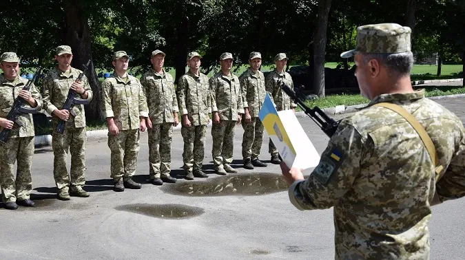 У Луцьку мобілізовані прикордонники склали присягу на вірність Україні (фото)