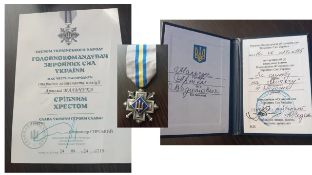 Волинському захиснику присвоїли «Срібний хрест» від Сирського