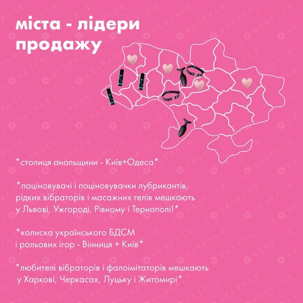 Любителі вібраторів: які секс-іграшки найчастіше купують лучани